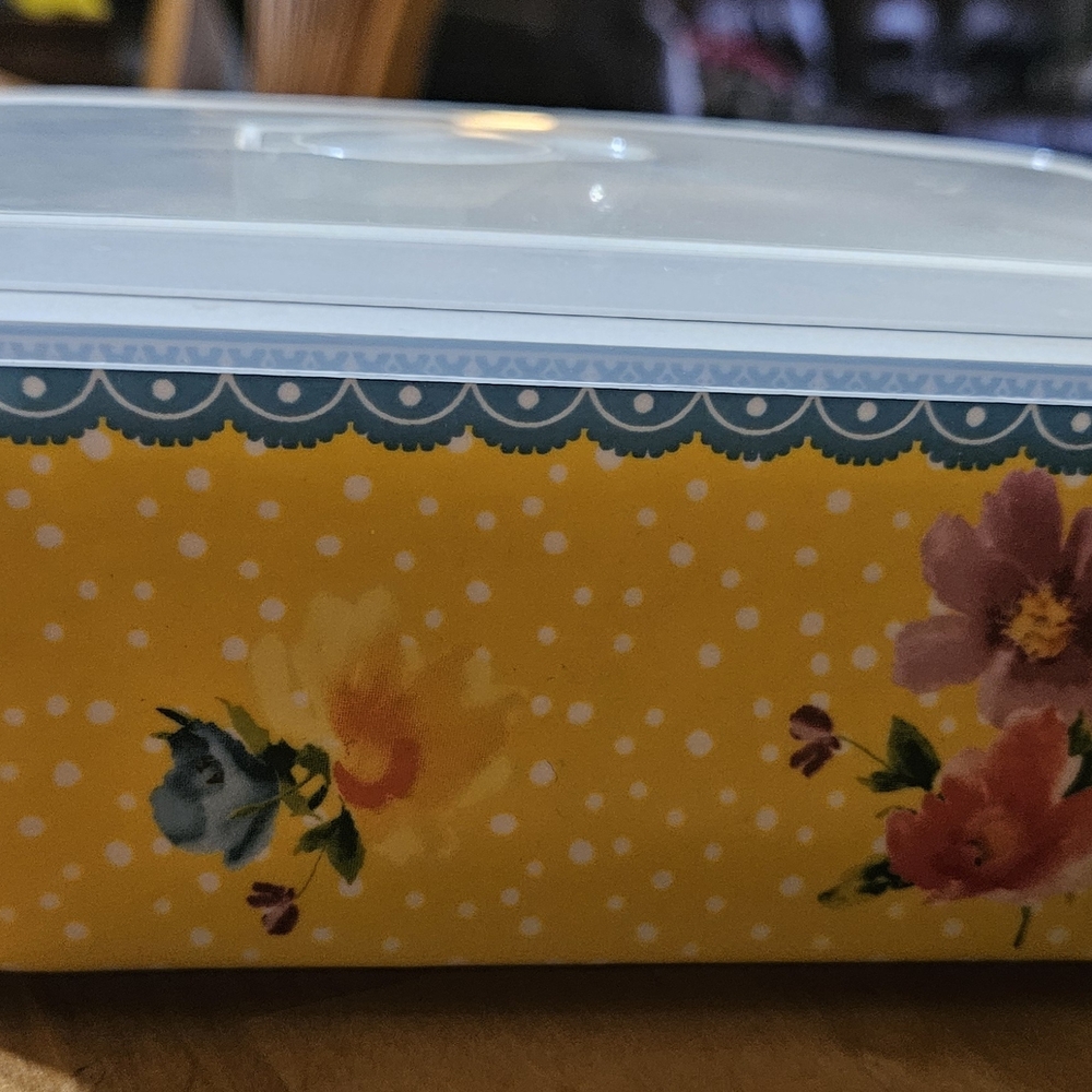 The Pioneer Woman Floral Nested Bakeware Set in Yellow, Blue, Pink, Green - Picture 9 of 13